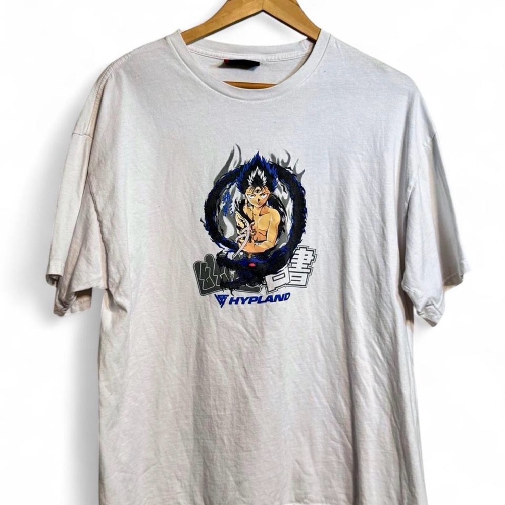 Hypland X Yuyu Hakusho Staff Anime Expo 2022 Los Angeles Black T-Shirt Size XL